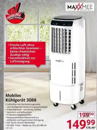 Selgros Maxxmee Mobiles Kühlgerät 3088 Angebot