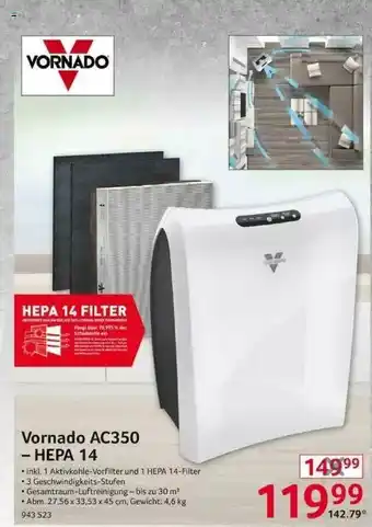 Selgros Vornado Ac350 - Hepa 14 Angebot