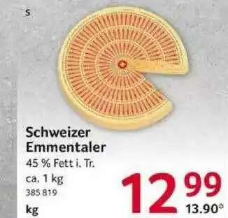 Selgros Schweizer Emmentaler Angebot