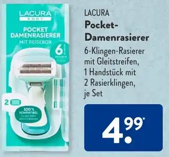 Aldi Süd LACURA Pocket- Damenrasierer Angebot