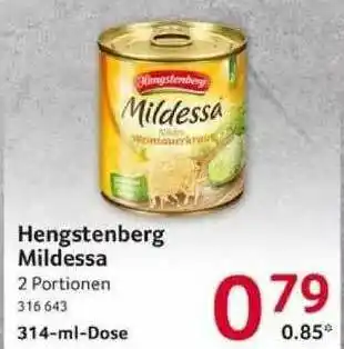 Selgros Hengstenberg Mildessa Angebot