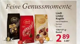 Selgros Lindt Lindor Kugeln Angebot