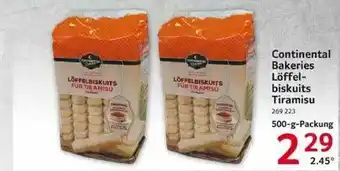 Selgros Continental Bakeries Löffelbiskuits Tiramisu Angebot