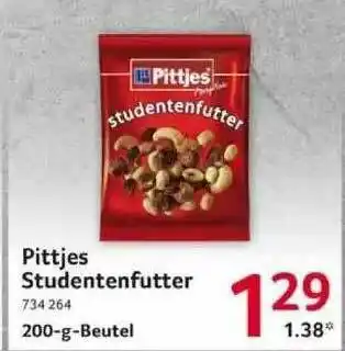 Selgros Pittjes Studentenfutter Angebot