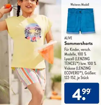 Aldi Süd ALIVE Sommershorts Angebot