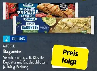 Aldi Süd MEGGLE Baguette 160 g Packung Angebot