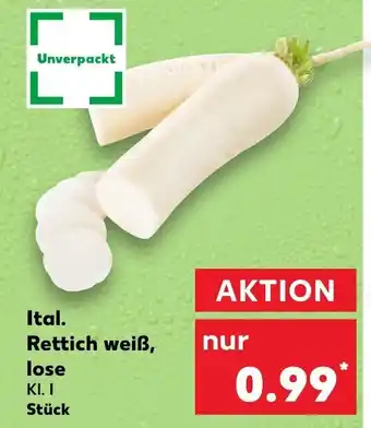 Kaufland Rettich weiß, Angebot