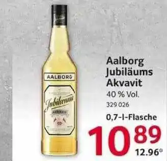 Selgros Aalborg Jubiläums Akvavit Angebot