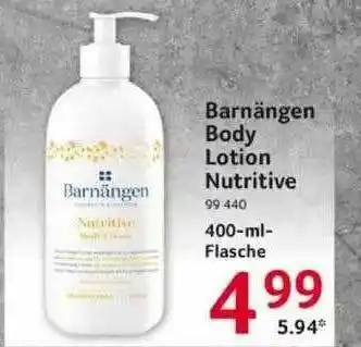 Selgros Barnängen Body Lotion Nutritive Angebot