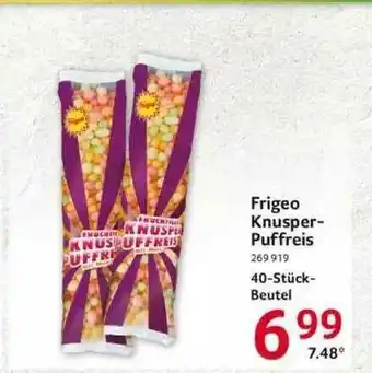 Selgros Frigeo Knusper-puffreis Angebot