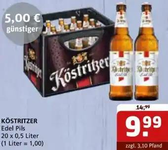 Getränke Quelle KÖSTRITZER Edel Pils 20 x 0,5 Liter Angebot