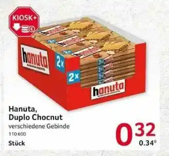 Selgros Hanuta, Duplo Chocnut Angebot