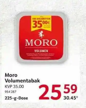 Selgros Moro Volumentabak Angebot