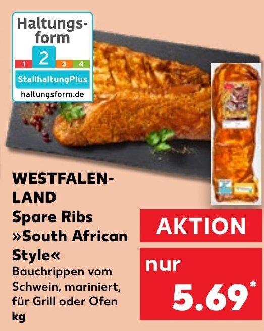WESTFALEN Spare Ribs >>South African Style