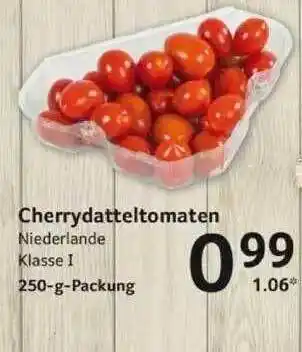 Selgros Cherrydatteltomaten Angebot