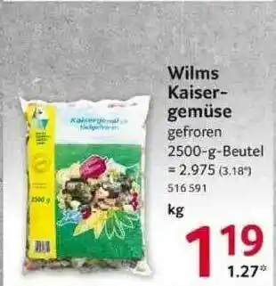 Selgros Wilms Kaisergemüse Angebot