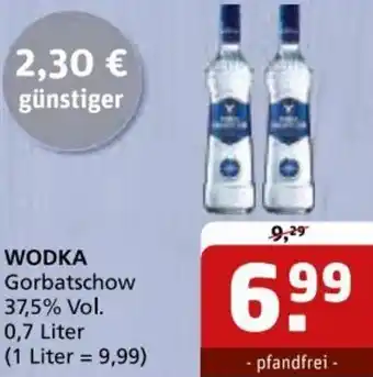 Getränke Quelle WODKA Gorbatschow 0,7 Liter Angebot