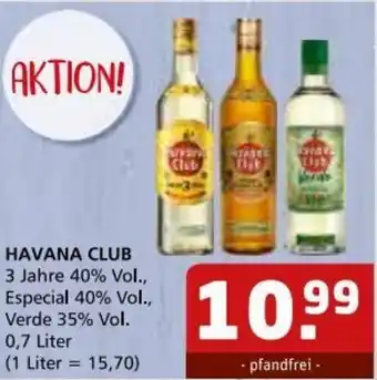 Getränke Quelle HAVANA CLUB 0,7 Liter Angebot