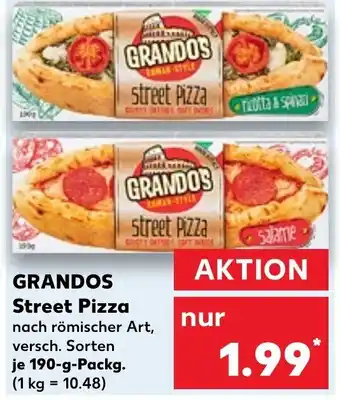 Kaufland GRANDOS Street Pizza190g Angebot