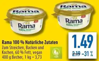 diska Rama 100 % Natürliche Zutaten 400 g Becher Angebot