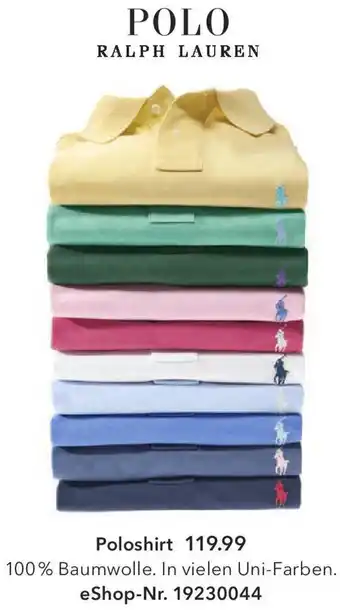 Peek & Cloppenburg POLO RALPH LAUREN Poloshirt Angebot