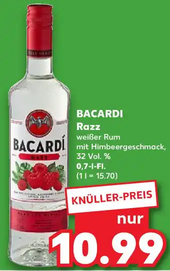 Kaufland BACARDI Razz 0,7 L-Fl. Angebot