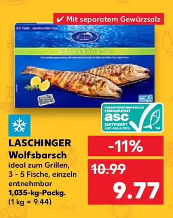 Kaufland LASCHINGER Wolfsbarsch 1,035-kg-Packg. Angebot