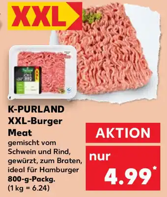 Kaufland K-PURLAND XXL-Burger Meat 800-g-Packg. Angebot