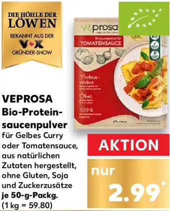 Kaufland VEPROSA Bio-Protein-saucenpulver  je 50-g-Packg. Angebot