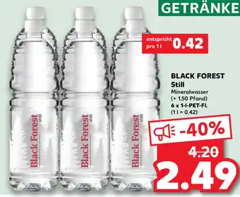 Kaufland Black Forest still 6 x 1-l-Fl. Angebot