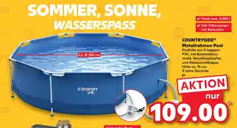 Kaufland COUNTRYSIDEⓇ Metallrahmen-Pool Angebot