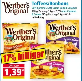 Norma Werther's Original Toffees/Bonbons Angebot
