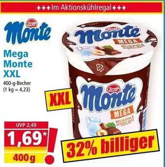 Norma Monte Mega Monte XXL 400-g-Becher Angebot