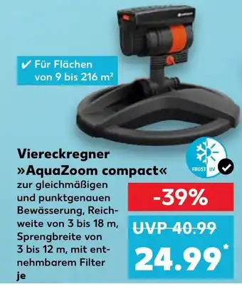 Kaufland Gardena Viereckregner AquaZoom compact Angebot