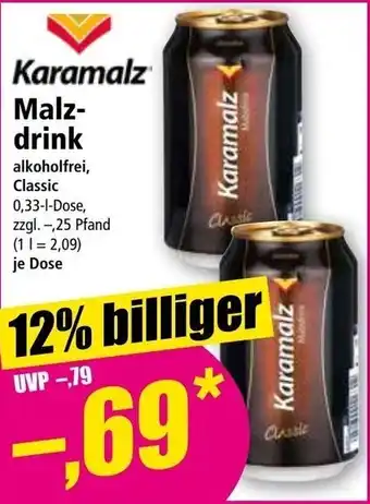 Norma Karamalz Malz-drink Angebot