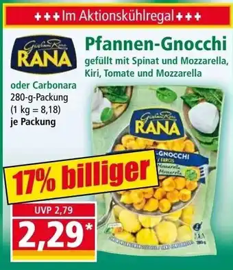 Norma RanaPfannen-Gnocchi oder Carbonara 280-g-Packung Angebot