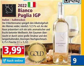 Norma 2022 Bianco Puglia IGP 0,75-l-Flasche Angebot