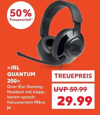 Kaufland >>JBL QUANTUM 200<< Over-Ear-Gaming-Headset mit klapp-barem sprach-fokussiertem Mikro Angebot