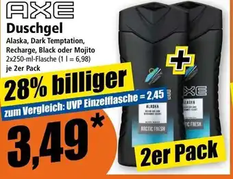 Norma AXE Duschgel je 2er Pack Angebot