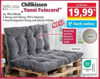 Norma bella casa Chillkissen ,,Yanni Feincord" ca. 70 x 120 cm Angebot