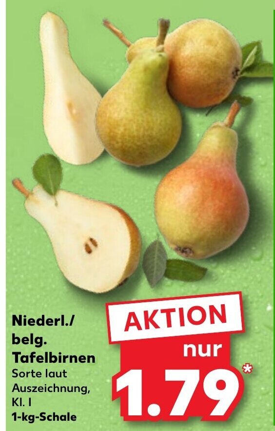 Kaufland Tafelbirnen 1kg Angebot