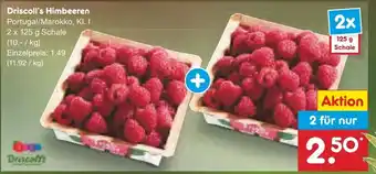 Netto Marken-Discount Driscoll's Himbeeren 2*125 g Angebot