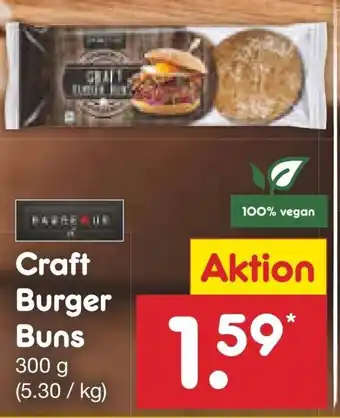 Netto Marken-Discount Craft Burger Buns 300g Angebot