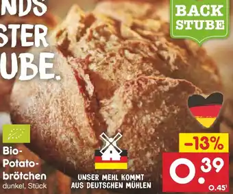 Netto Marken-Discount Bio-Potatobrötchen Angebot