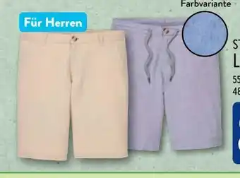 Aldi Nord Herren leinenshorts Angebot