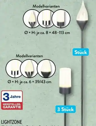 Aldi Nord Edelstahl solarfackel Angebot