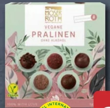 Aldi Nord Vegane pralinen Angebot