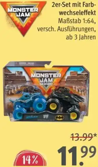 Rossmann MONSTER JAM 2er-Set mit Farb-wechseleffekt Angebot