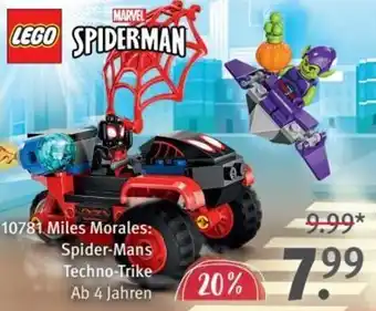 Rossmann LEGO SPIDERMAN 10781 Miles Morales: Spider-Mans Techno-Trike Angebot