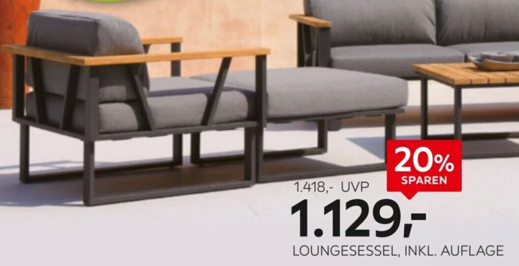XXXLutz LOUNGESESSEL, INKL. AUFLAGE Angebot